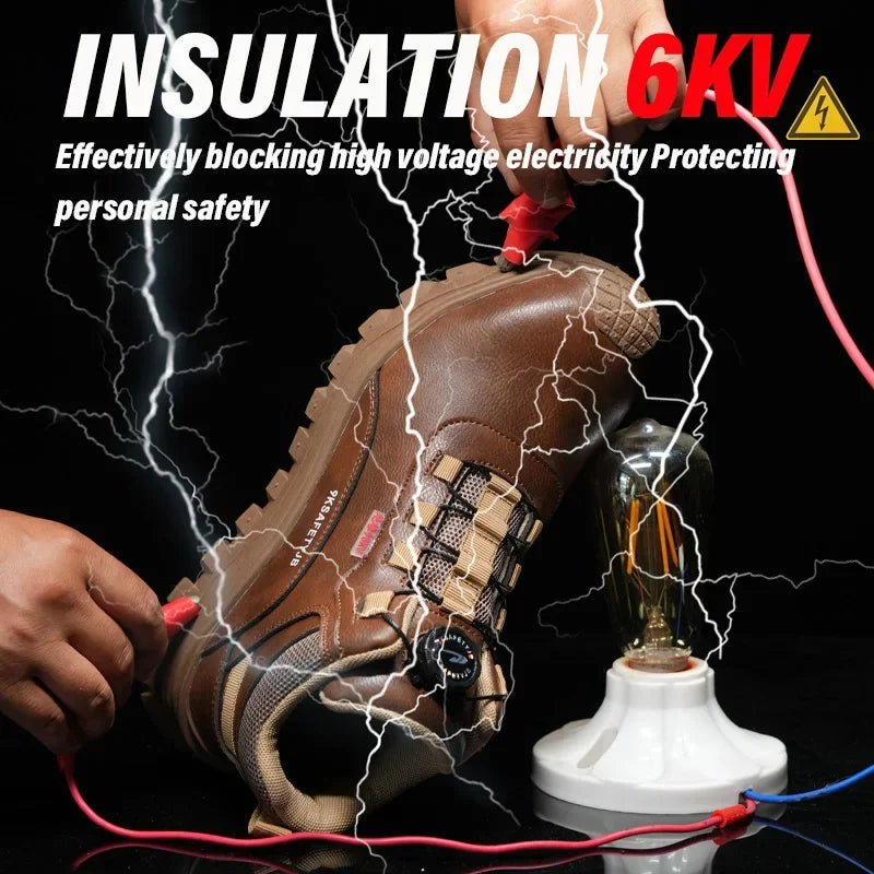 Insulated 6KV Work Shoes: Comfortable, Wear-Resistant, Safe Shield Tread