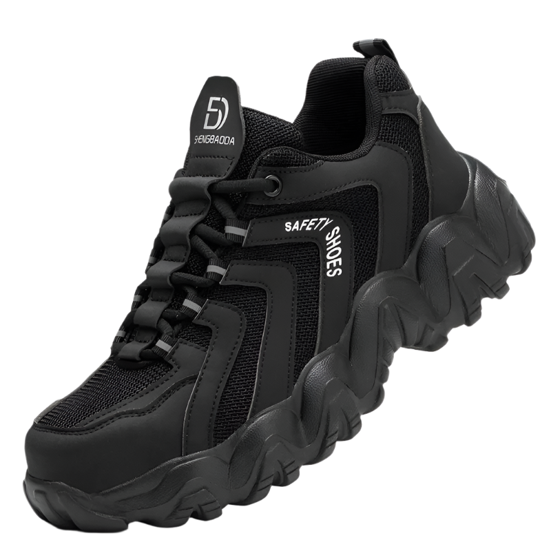 Four Season Safety Shoes: Anti-Smash, Anti-Stab, Breathable Shield Tread