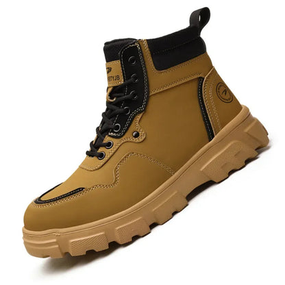 Men's High Top safety Casual Shoes: Comfortable, Durable Shield Tread