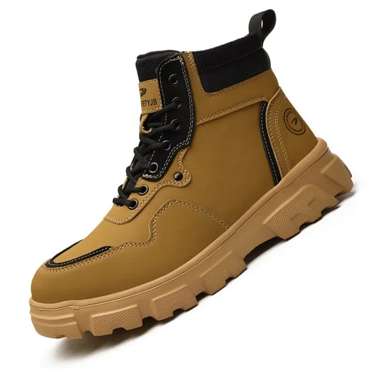 Men's High Top safety Casual Shoes: Comfortable, Durable Shield Tread