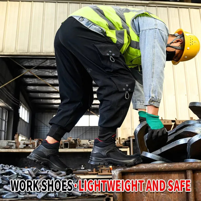 Steel Toe Safety Shoes Men: Lightweight, Smash-Proof, Outdoor Shield Tread