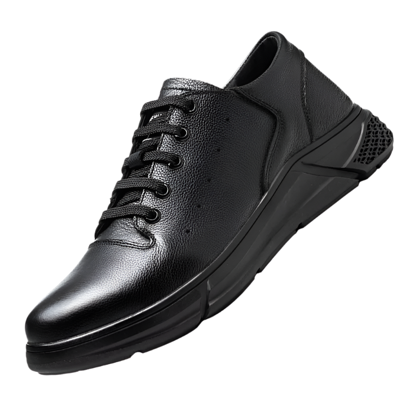 Genuine Leather Work Safety Shoes: Slip-Resistant, Durable Shield Tread