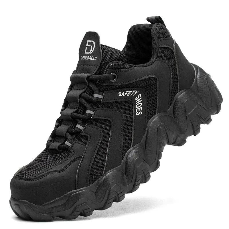 Four Season Safety Shoes: Anti-Smash, Anti-Stab, Breathable Shield Tread