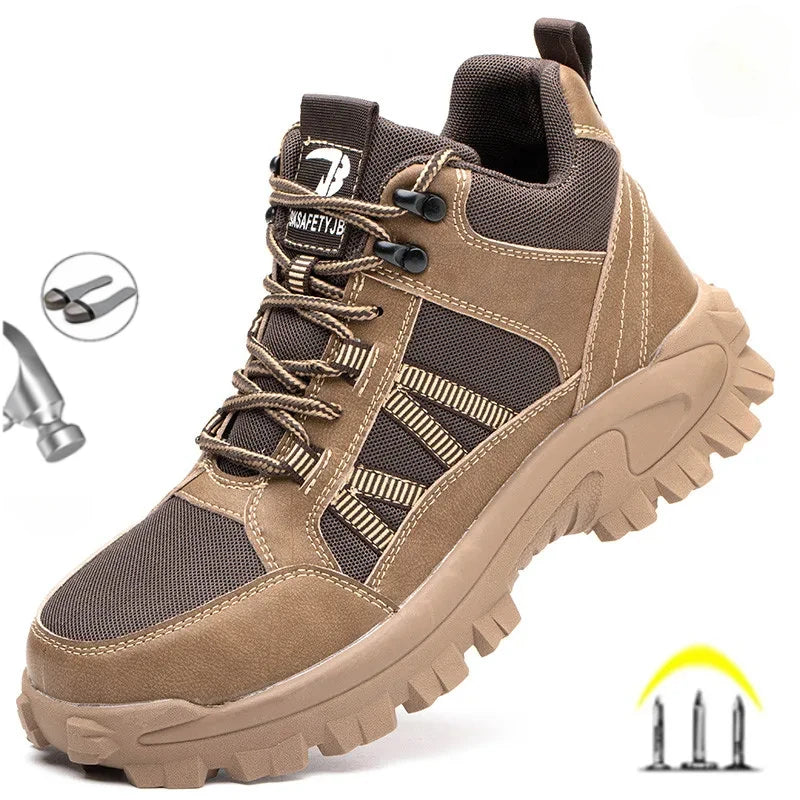 Indestructible Steel Toe Work Sneakers: Puncture-Proof, Safe Shield Tread