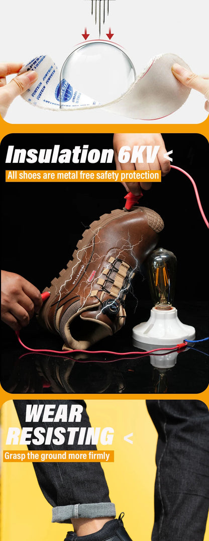 Insulated 6KV Work Shoes: Comfortable, Wear-Resistant, Safe Shield Tread