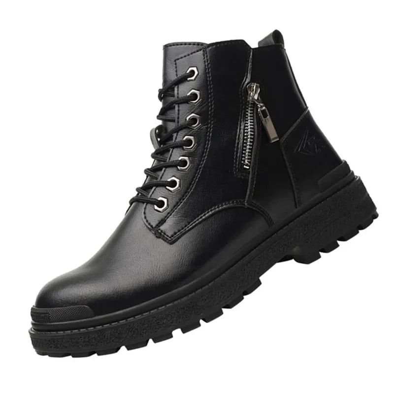 Indestructible Steel Toe Safety Boots: All Seasons, Secure Shield Tread