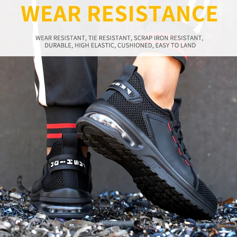 Shield Tread ProGuard Hollow Breathable Steel Toe Safety Boots Shield Tread