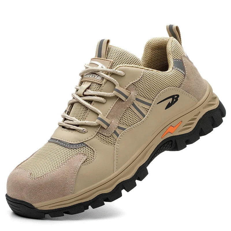 Breathable Steel Toe Work Shoes: Anti-Impact, Comfortable Shield Tread