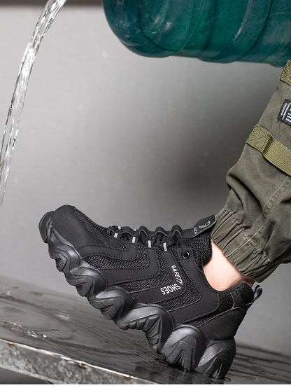 Four Season Safety Shoes: Anti-Smash, Anti-Stab, Breathable Shield Tread