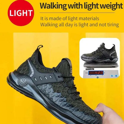 Shield Tread Composite Toe Work Shoes - Durable & Stylish 14:193#Black;200000124:100010482