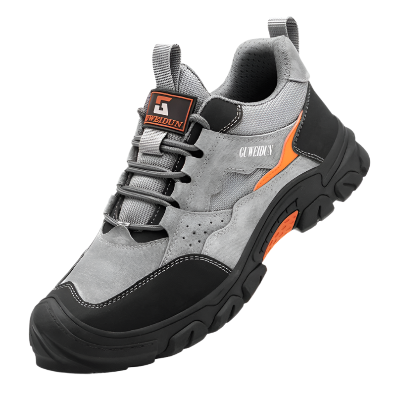 Cowhide Steel Toe Safety Shoes: Breathable, Indestructible Boots Shield Tread