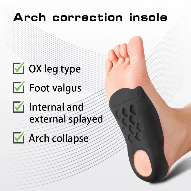Orthopedic Insoles Orthotics Flat Foot Health Sole Pads for Shoes Insert Arch Support Pad for Feet Care Insole Unisex 1 Pair New Shield Tread