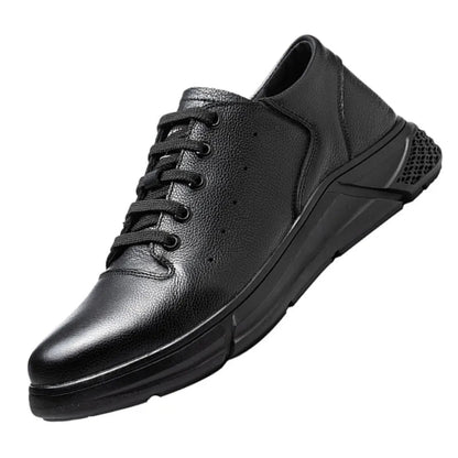 Genuine Leather Work Safety Shoes: Slip-Resistant, Durable Shield Tread