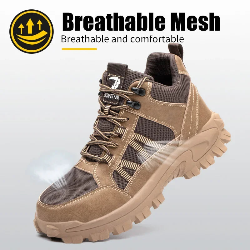 Indestructible Steel Toe Work Sneakers: Puncture-Proof, Safe Shield Tread