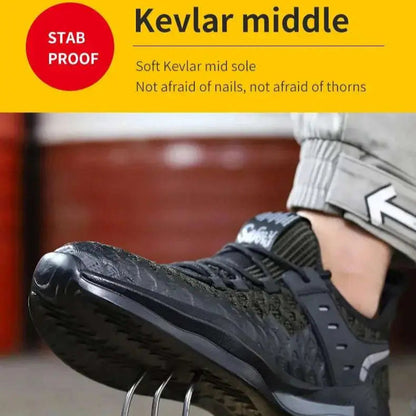 Shield Tread Composite Toe Work Shoes - Durable & Stylish 14:193#Black;200000124:100010482