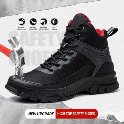 Steel Toe Safety Shoes Men: Lightweight, Smash-Proof, Outdoor Shield Tread