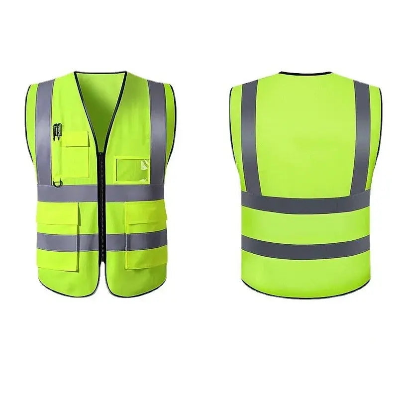 Shield Tread Multi-Pocket Safety Vest - Durable & Stylish 14:173#dark blue;200007763:201336100