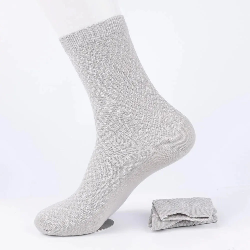 Shield Tread Bamboo Work Socks Men - Comfortable & Durable 14:173#Grey(Long);5:100014064#2pairs