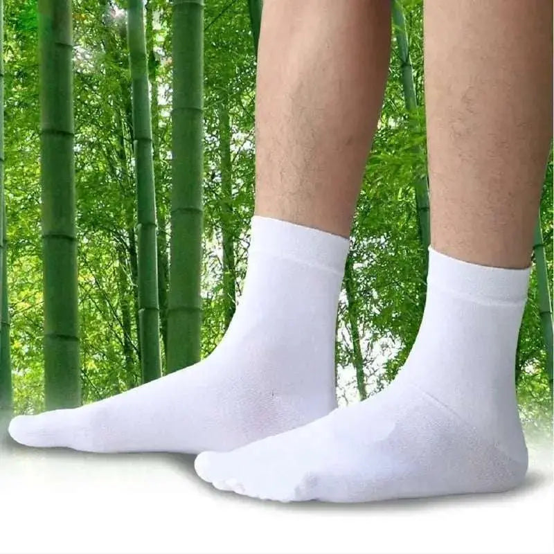Shield Tread Bamboo Work Socks Men - Comfortable & Durable 14:193#Black(Long);5:100014064#2pairs