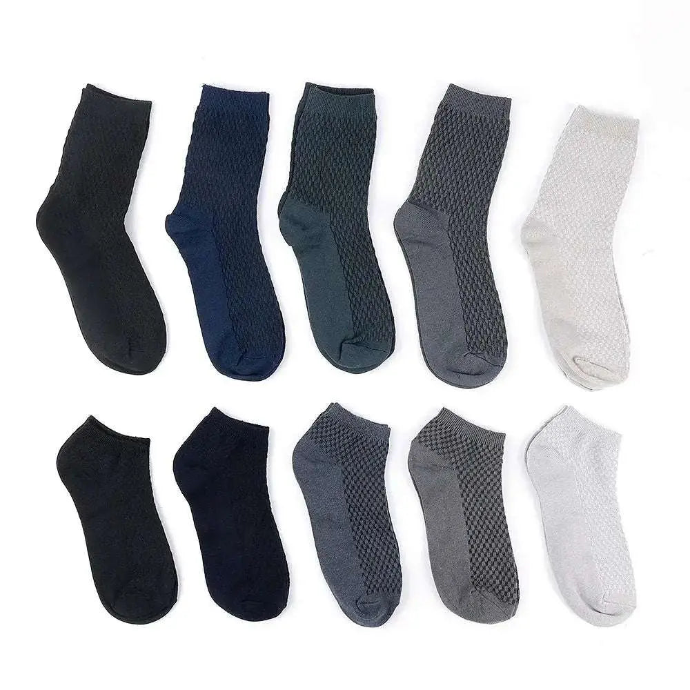 Shield Tread Bamboo Work Socks Men - Comfortable & Durable 14:193#Black(Long);5:100014064#2pairs
