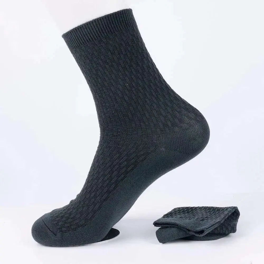Shield Tread Bamboo Work Socks Men - Comfortable & Durable 14:193#Black(Long);5:100014064#2pairs