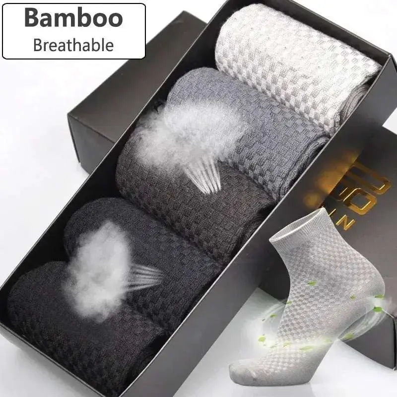 Shield Tread Bamboo Work Socks Men - Comfortable & Durable 14:193#Black(Long);5:100014064#2pairs