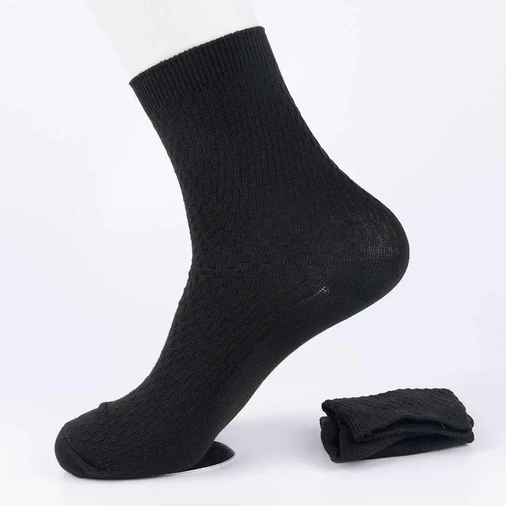 Shield Tread Bamboo Work Socks Men - Comfortable & Durable 14:193#Black(Long);5:100014064#2pairs