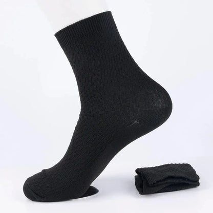 Shield Tread Bamboo Work Socks Men - Comfortable & Durable 14:193#Black(Long);5:100014064#2pairs