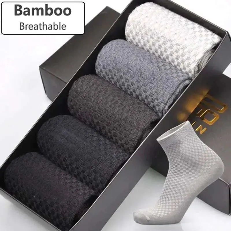 Shield Tread Bamboo Work Socks Men - Comfortable & Durable 14:193#Black(Long);5:100014064#2pairs