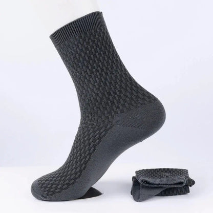 Shield Tread Bamboo Work Socks Men - Comfortable & Durable 14:365458#Dark gray(Long);5:100014064#2pairs
