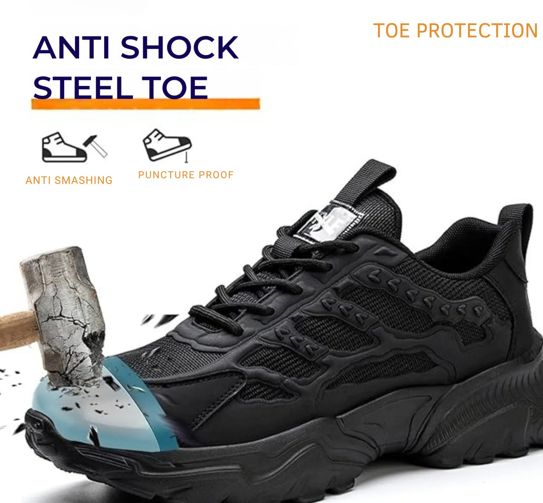 ShieldTread Lightweight Steel Toe Safety Shoes for Durable Comfort Shield Tread
