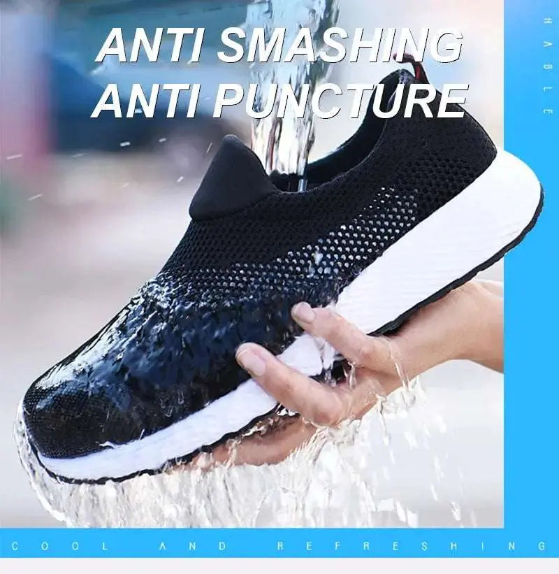 Shield Tread Breathable Summer Work Shoes for Safety 14:193#YT682-Blue;200000124:100010482