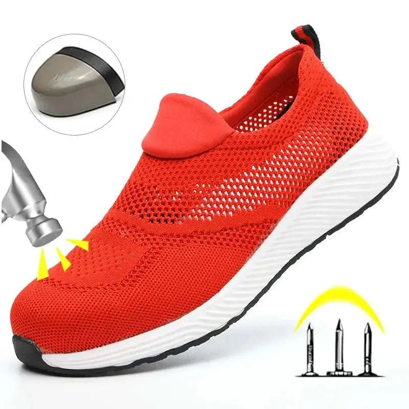 Shield Tread Breathable Summer Work Shoes for Safety 14:193#YT682-Blue;200000124:100010482