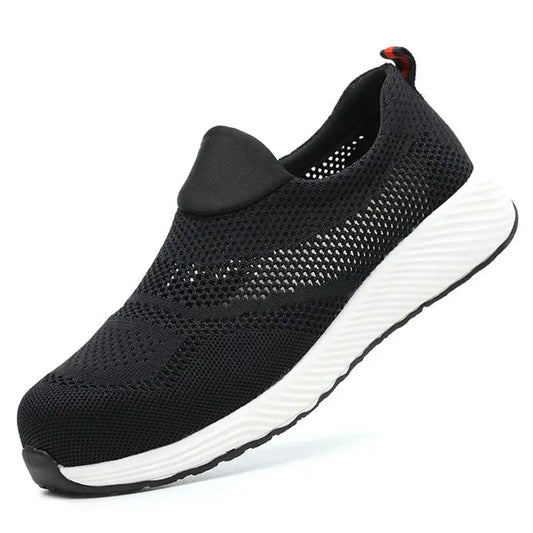 Shield Tread Breathable Summer Work Shoes for Safety 14:4602#YT682-Black;200000124:100010482
