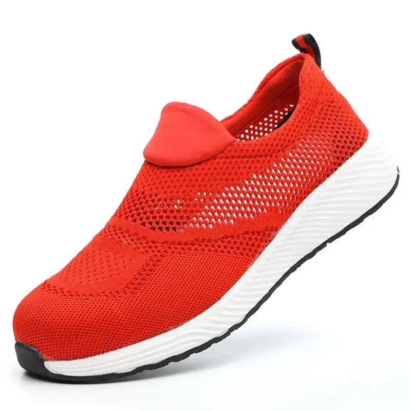 Shield Tread Breathable Summer Work Shoes for Safety 14:771#YT682-Red;200000124:100010482