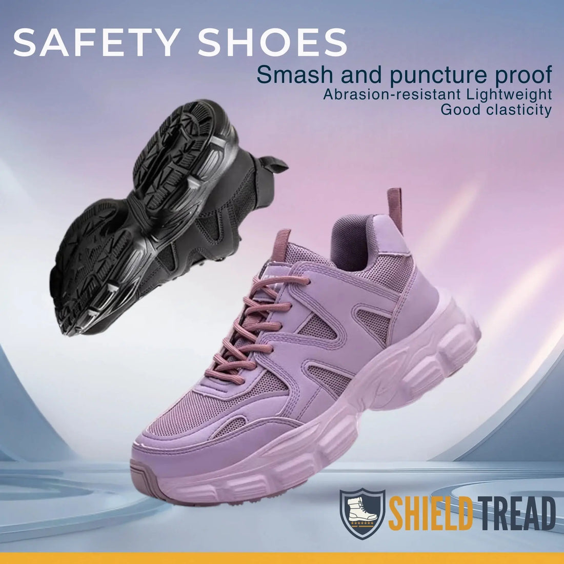 ShieldTread Lightweight steel toe shoes women Shield Tread