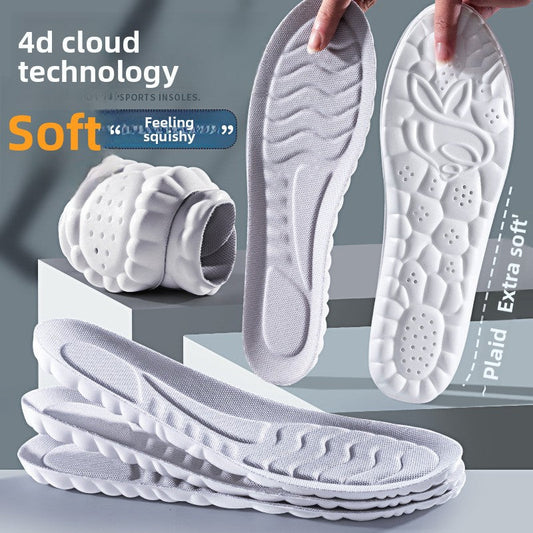 Comfortable Breathable Shock Absorption Shoe Insoles Shield Tread