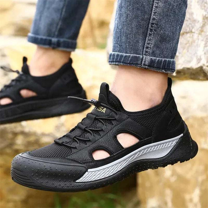 Shield Tread Comfortable Breathable Steel Toe Shoes 14:193#3016;200000124:100010482