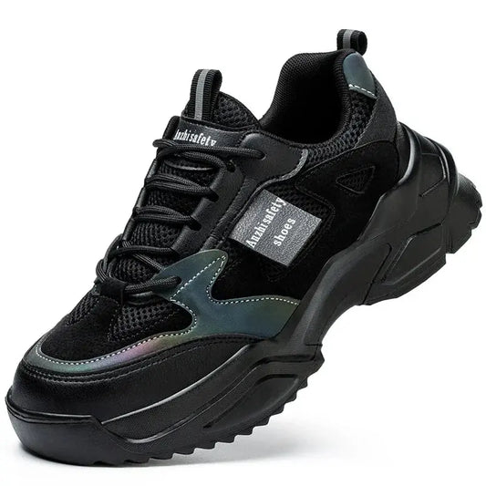 Shield Tread Comfortable Safety Shoes for Women 14:173#Black;200000124:200000333