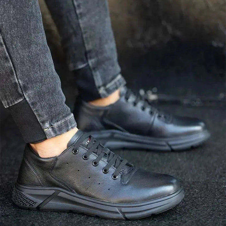 Shield Tread Comfortable Steel Toe Shoes for Work 14:193#Black;200000124:200000364