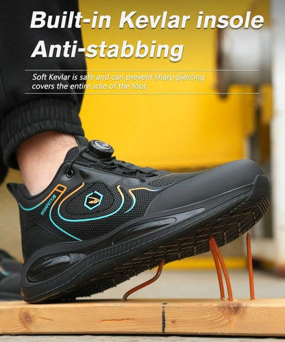 Waterproof Steel Toe Work Shoes Men: Anti-Smash, Lightweight Shield Tread