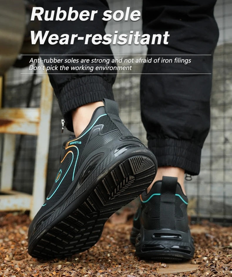 Waterproof Steel Toe Work Shoes Men: Anti-Smash, Lightweight Shield Tread