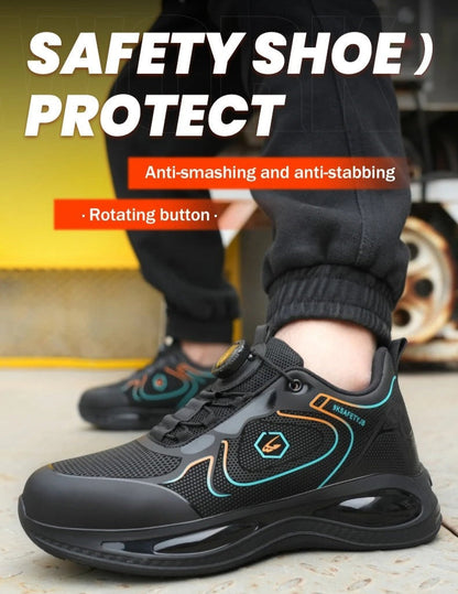 Waterproof Steel Toe Work Shoes Men: Anti-Smash, Lightweight Shield Tread