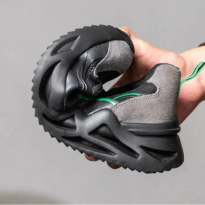 Shield Tread Insulated Steel Toe Safety Shoes 14:193#Black Green;200000124:100010482