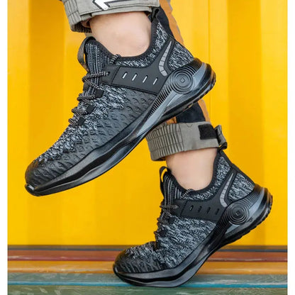 Shield Tread Composite Toe Work Shoes - Durable & Stylish 14:193#Black;200000124:100010482
