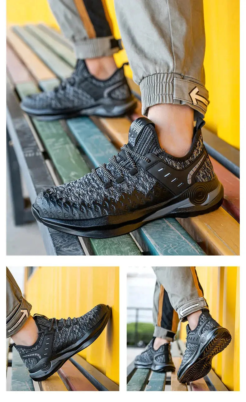 Shield Tread Composite Toe Work Shoes - Durable & Stylish 14:193#Black;200000124:100010482
