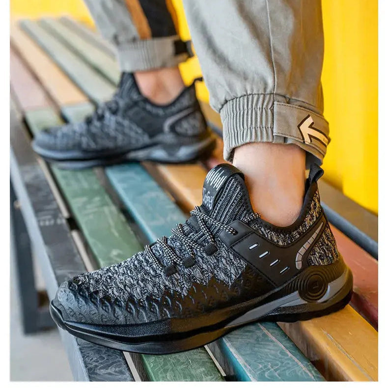 Shield Tread Composite Toe Work Shoes - Durable & Stylish 14:193#Black;200000124:100010482