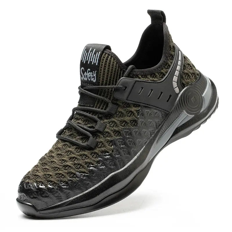 Shield Tread Composite Toe Work Shoes - Durable & Stylish 14:771#Green;200000124:100010482