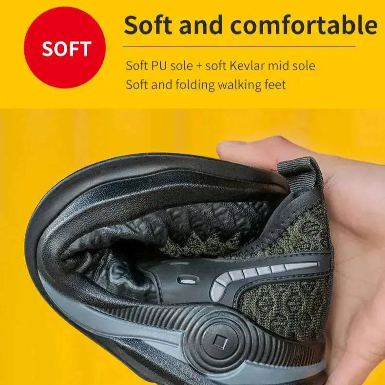 Shield Tread Composite Toe Work Shoes - Durable & Stylish 14:193#Black;200000124:100010482
