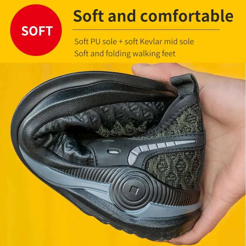 Shield Tread Composite Toe Work Shoes - Durable & Stylish 14:193#Black;200000124:100010482